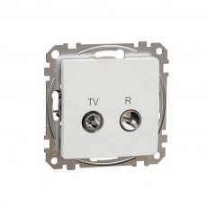 Sedna D/E TV R zásuvka průběžná 10dB, Bílá SCHNEIDER SDD111478R