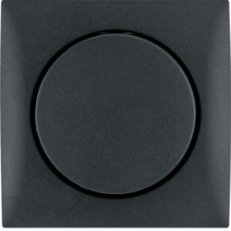 1 - 10 V otočný potenciometr s rámečkem, Integro Flow, antracit mat 928912505