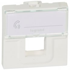 MOSAIC ADAPTÉR DATOVÉ ZÁSUVKY 1XRJ45 KEYSTON 2MODULOVÝ BÍLÁ LEGRAND 078604
