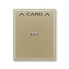 Kryt spínače kartového s čirým průzorem 3559E-A00700 33 šampaňská Time ABB
