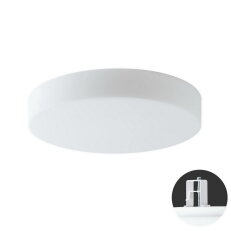 Vestavné svítidlo se skleněným stínidlem OSMONT ELSA V4 2x13W IP44 E27 bílá