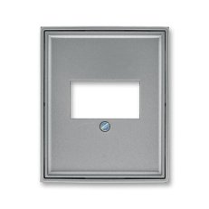 Kryt zásuvky komunikační přímé USB nabíječku 5014E-A00040 36 ocelová Time ABB