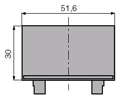 ABB ELEMENT/TIME Maska nosná zaslepovací (bez otvorů) černá 5014E-B01020