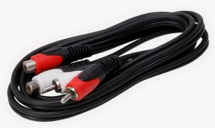 Audio prodlužovací kabel 2 x TULP / CONTRATULP, 1,5 m KOPP 33366878