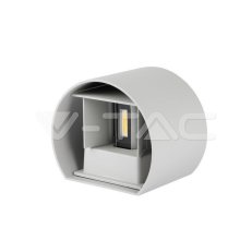 6W Wall Lamp Grey Body Round IP65 Natura