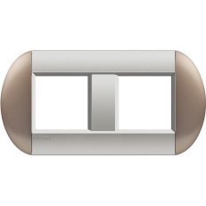 Legrand LNB4802M2TB BT LLT RámečekOVÁL.2+2M BRONZŠED.