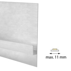 Hliníkový profil pro sádrokartony AY 133x13 mm mléčný difuz 2 m