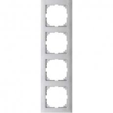 Merten Rámeček čtyřnásobný M-Pure, Aluminium SCHNEIDER MTN4040-3660