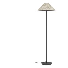 Stojací svítidlo EGLO OXPARK 1xE27 černá/bílá matná bambusové listy 1X25W IP20