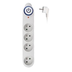Přepěťová ochrana, 4z, 3m, bílá SOLIGHT PO47