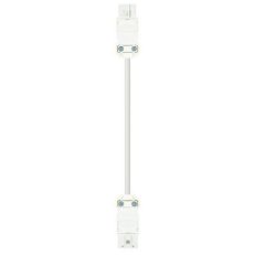 kabel se dvěma konektory gesis mini, 3-pól, délka 1m, barva bílá