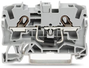 Svorka pro moduly 2 vodiče s diodou 1N5408 šedá 4mm2 WAGO 2004-1211/1000-400