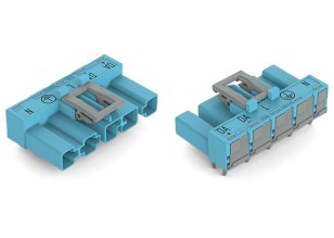 Konektor na desky plošných spojů, úhlové, 5pól., modrá WAGO 770-3115/011-000