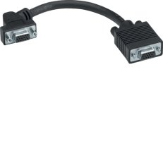 Připojovací kabel VGA (D-SUB 15) typ 30, 0,2 m, černá TEHALIT GMDSVGA