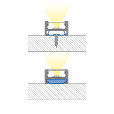 Černý difuzor pro PDA 2m MCLED ML-761.548.07.2