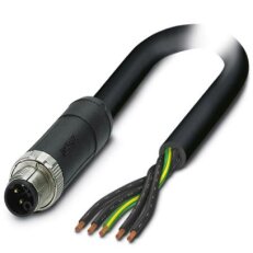 SAC-5P-M12MSK/10,0-PUR PE Napájecí kabel 1414879