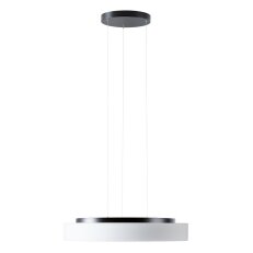 Závěsné LED svítidlo se skleněným stínidlem OSMONT ELSA LE16 35W IP40 3K černá
