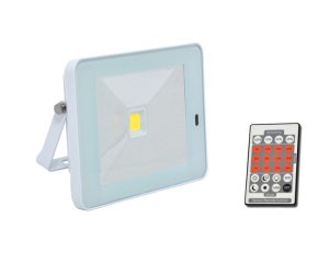 LED reflektor s HF senzorem,COB,20W,IP44,4100K,bílý ECOLITE RLHJ20W-BI/HF/4100
