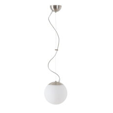 Závěsné svítidlo se skleněným stínidlem OSMONT ADRIA L1 7W IP40 E27 nerez