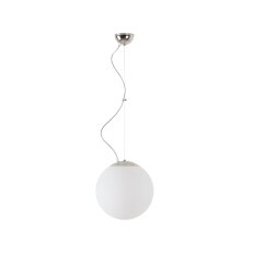 Závěsné svítidlo se skleněným stínidlem OSMONT ADRIA L2 10W IP40 E27 chrom