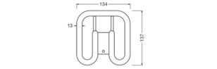 Světelný zdroj LEDVANCE DULUX LED SQ EM & AC MAINS V 7W 835 GR8