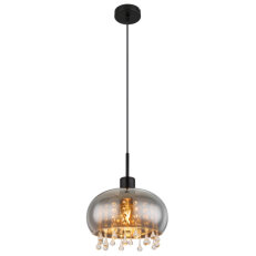 Závěsné svítidlo CORRY černá 1xE27 LED, max. 9W 230V GLOBO 15839H1