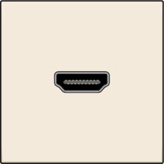 Zásuvka HDMI-HDMI-CREAM NIKO 100-69417
