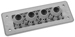 Průchodová deska MH24 F19-1 (IP66) černá MOREK MBA8N19B24