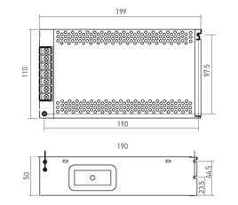 DRIVER TC 12V 240W IP20