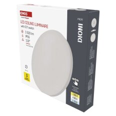 LED přisazené svítidlo DIONI kruhové, bílé, 32W, se změnou CCT EMOS ZM7152