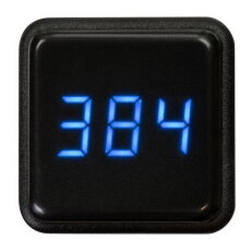 Voltmetr QMD-05V-Q R 360V 12V d30mm ELECO 990747