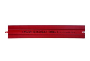 Kabelová krycí deska DEKAB 180/2 mm PVC červená CWS 002169V