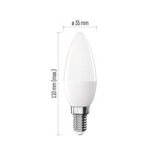 LED žárovka Basic Candle E14, 8,8 W (60 W), 806 lm, Neutrální bílá EMOS ZL3F48