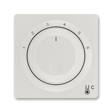 Kryt termostatu s otočným ovládáním, světle šedá ABB 3292G-A00300 S1