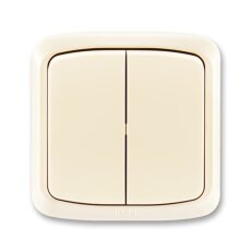 ABB Tango Přepínač kompletní ř.5 10AX 250Vstř. slonová kost BLISTR