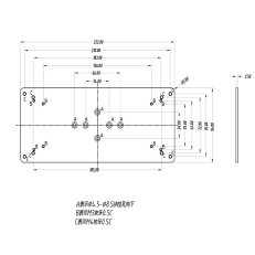 Mean Well DRP-01A Montážní deska ke zdro