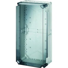 Mi-prázdná skříň, vestavný rozměr 275x575x19mm, průhledné víko HENSEL MI 9410