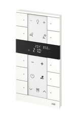Ovládací prvek Tenton ABB KNX 10nás s termostatem, IAQ, studio bílá