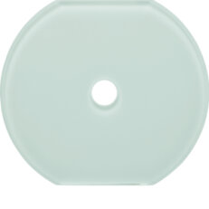 Deska krycí skleněná (prostřední díl), Serie Glas, sklo, bílá HAGER WTD7672GWG