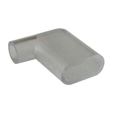 Kryt objímky úhlový jednop. 63mm PVC tra