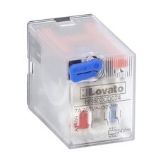 Lovato HR602CD024 Průmyslové relé 2 zap/vyp 7A 24VDC+ LED