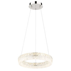 Závěsné svítidlo LAUREL chrom LED 24W 230V, 216-2200lm,2700-6000K GLOBO 67387-24