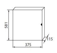 Kovový rozváděč multim KP-DB-I-MF-312M KANLUX 46431