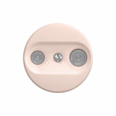 Účastnická zásuvka GREENLUX KLIKLAP R/TV/P Old pink, TV+R (průběžná)