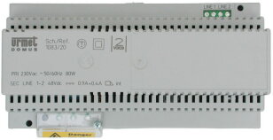 Zdroj pro systém 1083, 10 DIN modulů URMET 1083/20A