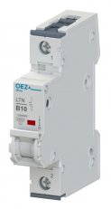 LTN-6B-1 Jistič In 6A,Ue AC 230/400V/DC 72V, ch.B, 1pól, 10 kA OEZ:41636