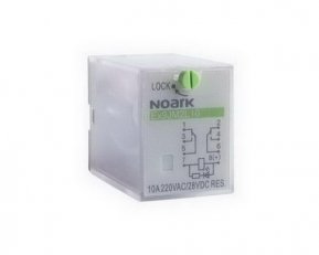 Zásuvné relé NOARK 110295 EX9JM2L10 10 A, 110 V DC, 2 kontakty