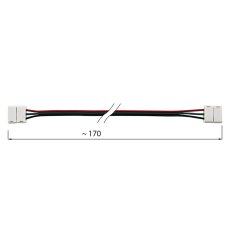 Flexibilní spojka double white LED pásků 10 mm, 3 piny MCLED ML-112.002.21.4