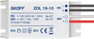 Skoff ZL-019-C-1-1 LED napaječ 10V/19W ZOL 19