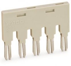Můstek pro otvory pro můstky 5x světle šedá WAGO 859-405